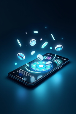 Smartphone showing Del Oro Casino app