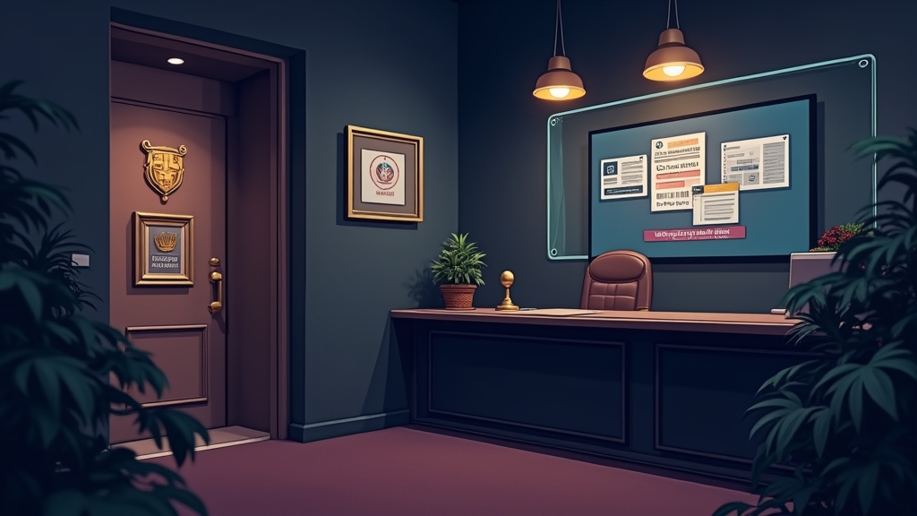 Casino support desk with verification documents and a pending withdrawal screen